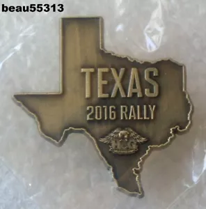 2016 HARLEY DAVIDSON BESITZERGRUPPE JÄHRLICHES SCHWEIN TEXAS STAAT RALLYE WESTE PIN - Bild 1 von 1