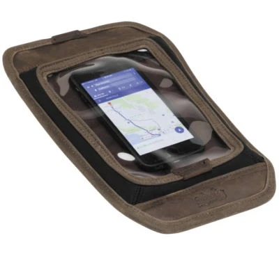 BURLY BRAND Magnético Voyager Cuero/Algodón encerado Tanque Almohadilla Bolsa de Almacenamiento Teléfono Foto 1 de 2