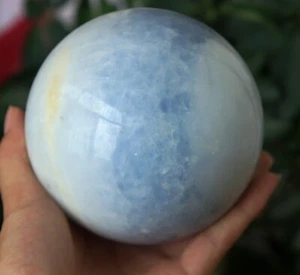 1625g NATÜRLICHE BLAUE CELESTIT QUARZ KUGEL HEILUNG - Bild 1 von 9
