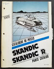 1985 Manuel des pièces Ski Doo Skandic et Skandic R