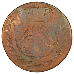 Allemagne Évêché de Münster 4 pfennig 1748 Clément-Auguste Bavière cuivre KM.179 - Picture 1 of 2