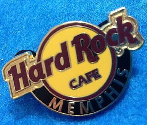 MEMPHIS USA RED LINE CLASSIC 4LC LOGO GUITAR PICK HOLO Hard Rock Cafe PIN - Picture 1 of 1