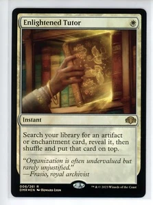ENLIGHTENED TUTOR Dominaria lámina remasterizada #6 DMR (nm+)(mtg) - Imagen 1 de 1