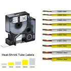 Heat Shrink Tube for Dymo Rhino 4200 5000 6000 6500 White Yellow 9/12/19/24mm