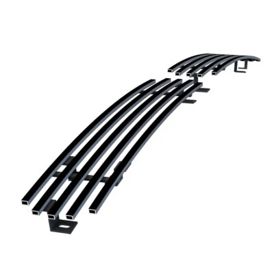 Parachoques inferior negro de acero inoxidable para camioneta Nissan 1995-1997 de carrocería dura Foto 1 de 4