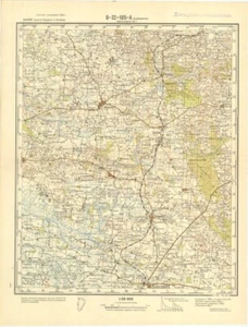 Mapa topográfico militar soviético ruso - HJALLERUP (Dinamarca), 1:50K, ed. 1961 - Imagen 1 de 5