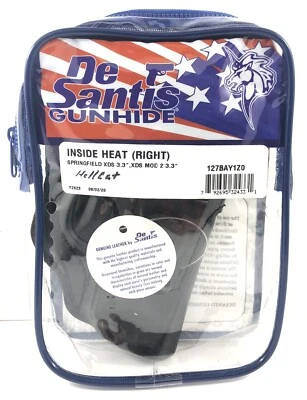 Desantis Inside Heat IWB Holster Springfield XDS 45 Right 127BAY1Z0 1482MX - Image 1 of 4