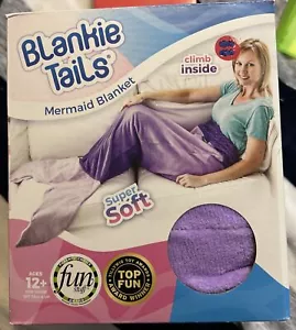 Blankie Tails Meerjungfrauendecke Erwachsene/Teenager lila neu im Karton - Bild 1 von 6