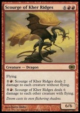 1x SCOURGE OF KHER RIDGES - Dragon Future Sight - MTG - NM - Magic the Gathering