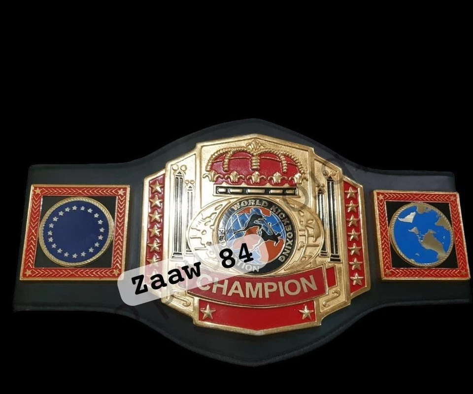WKB世界拳击冠军拳击空手道摔跤腰带成人尺寸 — 第 1/1 张图片