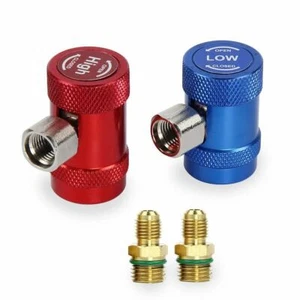 Kit de conversión de adaptadores rápidos High/Low Side R1234yf con acopladores manuales - Imagen 1 de 4