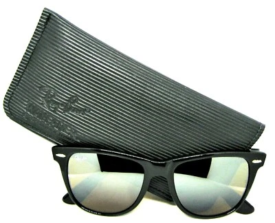 Ray-Ban USA NOS Vintage B&L Wayfarer II W0758 TGM B-15 Ebony NewInBox Sunglasses - Image 1 of 4