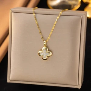Wholesale Jewelry Casual Elegant Glam Four Leaf Clover 316 Stainless Steel - Picture 1 of 4