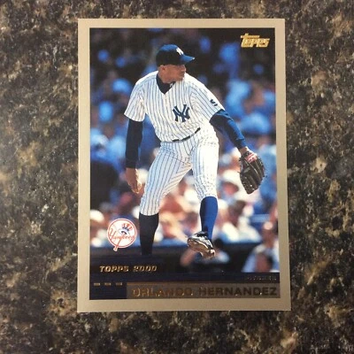2000 Topps #285 Orlando Hernandez New York Yankees - Image 1 of 2