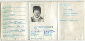 DDR Pioniermitgliedskarte mit Pionierversprechen - Bild 1 von 2