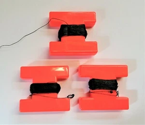 MOD SMALL  H - BLOCK MARKER FLOAT HI VIZ ORANGE FOR BAIT / INFLATABLE BOAT USE - Picture 1 of 10