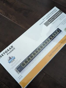 NetGear ProSafe FS116NA 16-Port 10/100 Desktop External Switch NEW Sealed - Picture 1 of 14