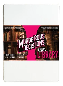 Murder in the Library 6-14 Player Murder Mystery Dinner Game with Choices! - Picture 1 of 1