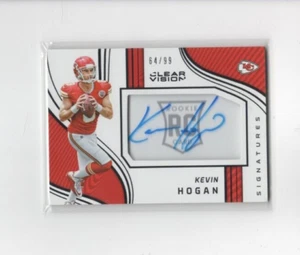 2016 Clear Vision Kevin Hogan Autograph Rookie Card Chiefs QB #'d 64/99 AUTO RC - Picture 1 of 1