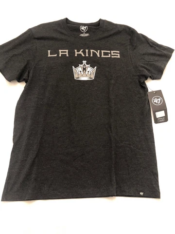 ‘47 Los Angeles Kings Men’s Medium Black Shirt New Nhl Hockey LA Cover