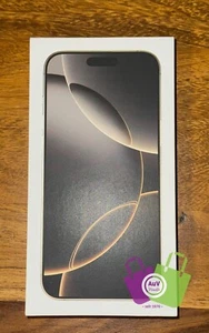 Apple iPhone 16 Pro Max - 6,9"/256GB NATURAL Titanium (NATUR) NEU/OVP/versiegelt - Bild 1 von 3