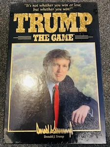 Vintage 1989 Milton Bradley TRUMP THE BOARD GAME President Donald J TRUMP SEALED - Picture 1 of 7