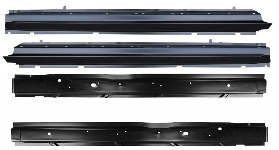 1984-2001 For Jeep Cherokee & Wagoneer XJ Factory Style Outer Rocker Panel Kit - Imagem 1 de 4