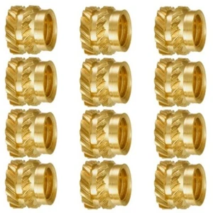 M3X5X4 Thread Knurled Threaded Heat Resistant Insert Embedment Nut For 3DPrinter - Picture 1 of 8