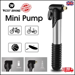 Mini tragbare Fahrradpumpe MTB Rennrad Reifenfüller kompakte Luftpumpe UK LAGER - Bild 1 von 10
