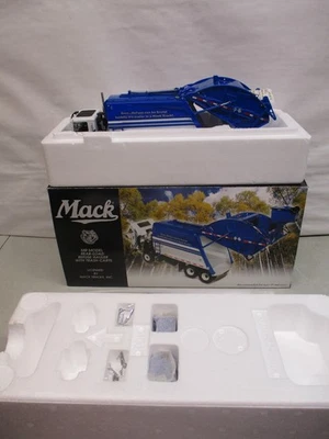 First Gear Mack Rear Load Refuse Hauler With Trash Cart - Image 1 of 3