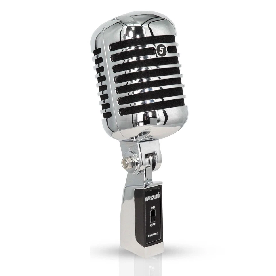 5Core Vintage Microphone Classic Dynamic Professional XLR Studio Retro Style Mic - Image 1 of 4