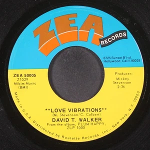 DAVID T. WALKER: love vibrations / doo doo ZEA 7" Single 45 RPM - Picture 1 of 2
