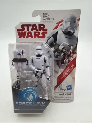 Star Wars Force Link - First Order Flametrooper - Action Figure 3.75 in - New - Image 1 of 2