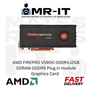 AMD FIREPRO 2GB SDRAM GDDR5 Plug in module Graphics Card V5900 05DRVJ - Picture 1 of 1