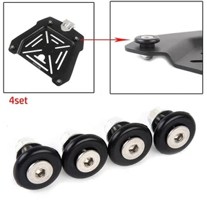 Bushing Pad 12pcs 4set ABS Black CNC Aluminum Alloy Top High Grade ABS - Picture 1 of 12