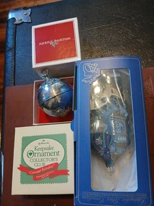 Lote 3 Adornos de Navidad Reed & Barton Plateado 1976 HOLLY BALL y más... - Imagen 1 de 4