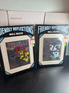 Friendly Reflections Framed Mirror Transformers Jazz Sunstreaker Set Of 2 - Picture 1 of 13
