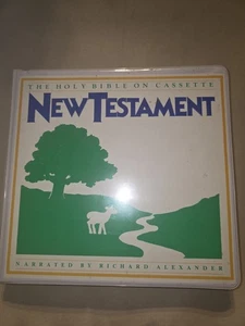 New Testament The Holy Bible on cassette narrated by Richard Alexander - Picture 1 of 6