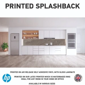 Marble Kitchen Splashback Self Adhesive Printed Laminated Vinyl 3Mtr MS029 - Picture 1 of 1