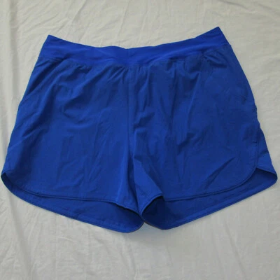 NUEVO Pantalones Cortos de Natación Lands' End Azul Real Tabla de Secado Rápido Talla Grande 22W Exterior Foto 1 de 3