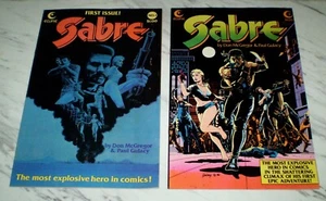 Sabre Lot #1-4 High-grade 1982 Eclipse #kellyssuperheroes - Picture 1 of 2
