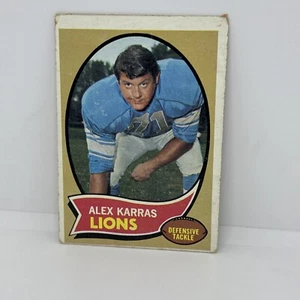 1970 Topps #249 Alex Karras Detroit Lions Fußball - Bild 1 von 9