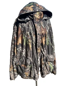 VTG Remington Realtree Hardwoods Camo Hooded Jacket Sz 2XL Hunting Outdoor Gear - Picture 1 of 8