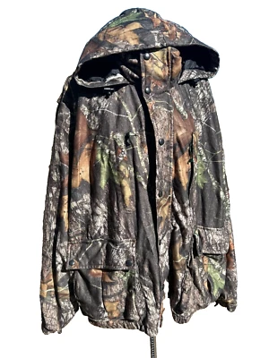 VTG Remington Realtree Hardwoods Camo Hooded Jacket Sz 2XL Hunting Outdoor Gear - Image 1 of 4
