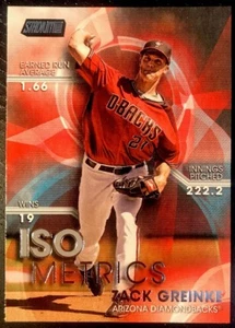 ZACK GREINKE - 2016 Stadium Club ISOMETRICS Insert #I-12 - ARIZONA DIAMONDBACKS - Picture 1 of 2