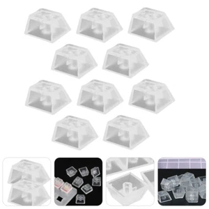 10 Pcs Transparente Tastenkappe Tastenkappen Mechanische Tastatur - Bild 1 von 12