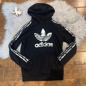 Adidas Originals Sweatshirt Youth size XL Camo Series Hoodie Trefoil Large Logo - Picture 1 of 5