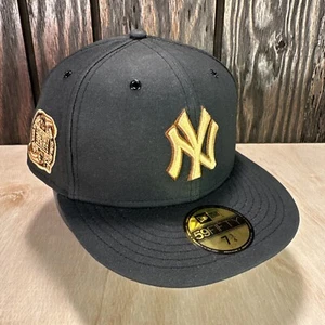 Sombrero Club New York Yankees New Era 59Fifty 7 3/4 Lona Encerada Subway Series Negro - Imagen 1 de 15