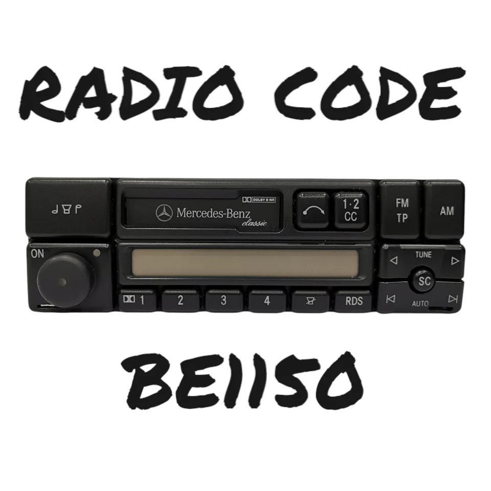 MERCEDES Becker Classic BE1150 Radio mit Codkarte