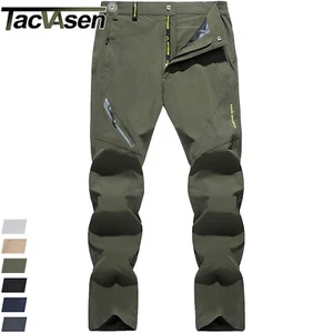 Pantaloni lunghi uomo escursionismo leggeri asciugatura rapida casual cargo lavoro sport - Foto 1 di 53
